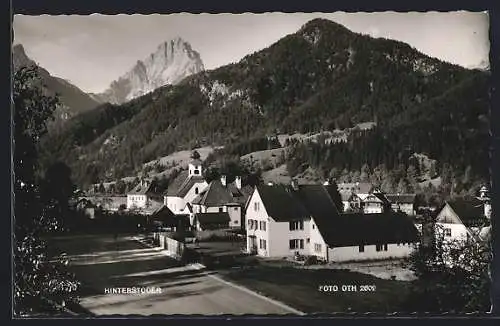 AK Hinterstoder /O. Ö., Teilansicht mit Spitzmauer