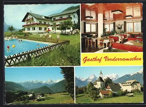 AK Vorderstoder /O. Ö., Gasthof und Pension Vorderramseben