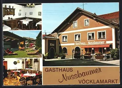 AK Vöcklamarkt, Gasthaus und Kino Nussbaumer, Hauptstrasse 4