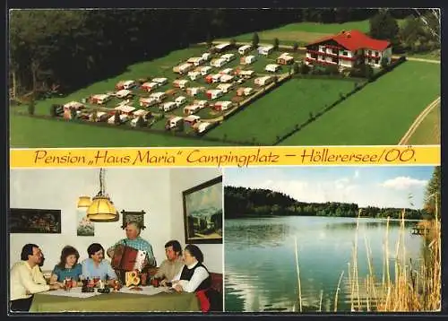 AK St. Pantaleon /O. Ö., Campingplatz Höllerersee, Pension Haus Maria, Seeleiten 21