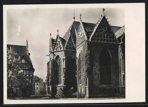 Foto-AK Deutscher Kunstverlag, NR Bg 63: Braunschweig, Martinikirche, Chor