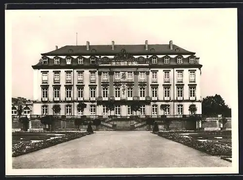 Foto-AK Deutscher Kunstverlag, Nr. 2a: Brühl, Schloss, Gartenfront