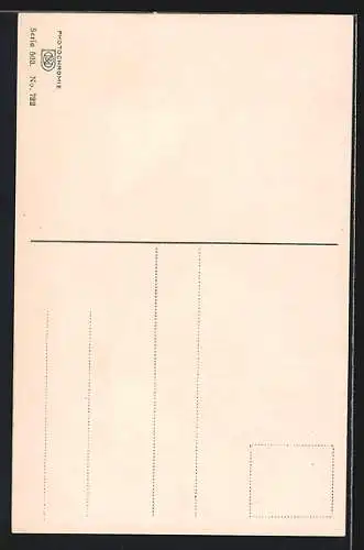 Künstler-AK Photochromie Nr. 722: Ein Strauss mit Edelweiss