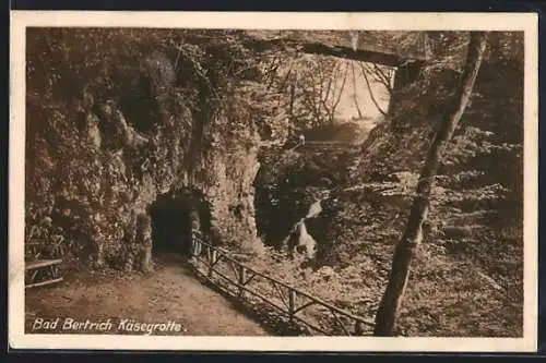 AK Bad Bertrich, Käsegrotte, Höhle