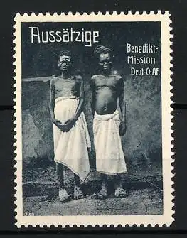 Reklamemarke Deutsch-Ost-Afrika, Benediktiner Mission, Aussätzige