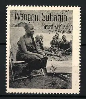 Reklamemarke Deutsch-Ost-Afrika, Benediktiner Mission, Wangoni Sultanin