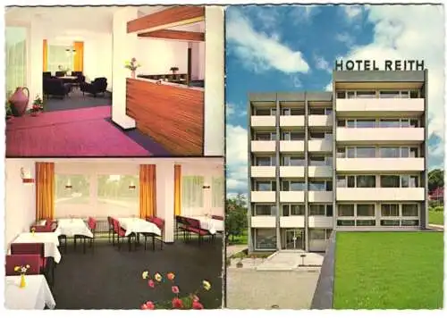 Klapp-AK Biberach /Riss, Hotel Reith, Ulmer Strasse, Bes. Reith, Innenansichten