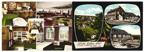 AK Rott /Eifel, Das Hotel Rotter Hof mit Innenansichten