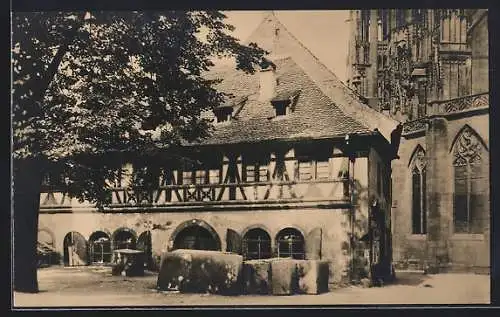 AK Freiburg i. Br., Münsterbauhütte in der Herrenstrasse 30