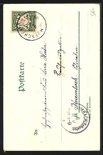 Lithographie München-Au, Neues Rathaus