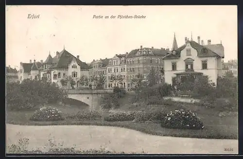 AK Erfurt, Partie an der Pförtchen-Brücke