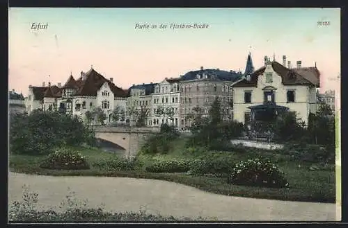 AK Erfurt, Partie an der Pförtchen-Brücke