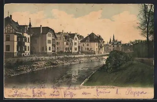 AK Erfurt, Villen an der Pförtchenbrücke