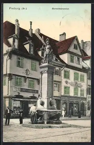 AK Freiburg / Breisgau, Bertholdsbrunnen