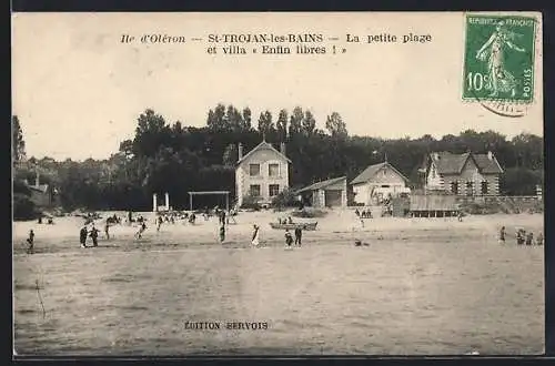 AK St-Trojan-les-Bains, La petite plage et villa Enfin libres !