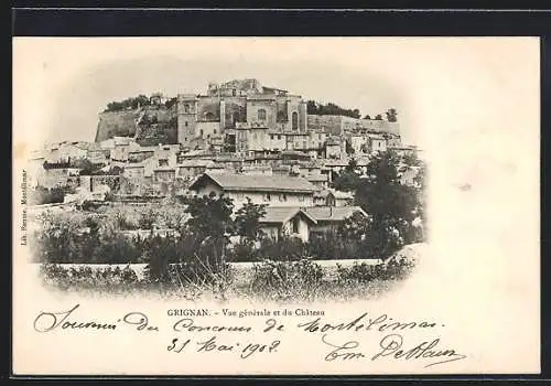 AK Grignan, Vue générale et du Chateau