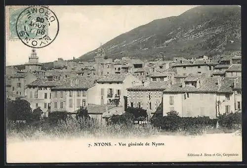 AK Nyons, Vue générale de Nyons