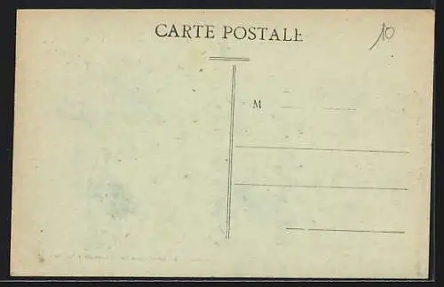 AK Suze-la-Rousse, vue de la place de l`église, charette à cheval, hommes et garcons sur la place