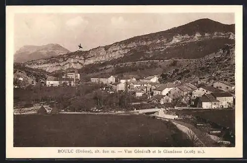 AK Boulc /Drome, Vue générale et le Glandasse