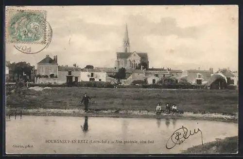 AK Bourgneuf-en-Retz, Vue générale, côté Sud