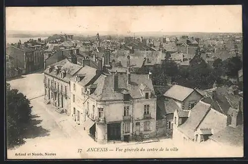 AK Ancenis, Vue générale du centre de la ville