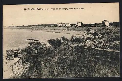 AK Tharon, Vue de la Plage, prise des Dunes