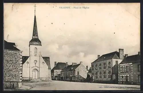 AK Villepot, Place de l`Église