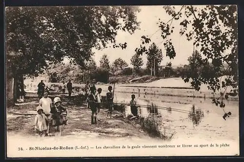 AK St-Nicolas-de-Redon, Les chevaliers de la gaule viennent nombreux se livrer au sport de la pêche