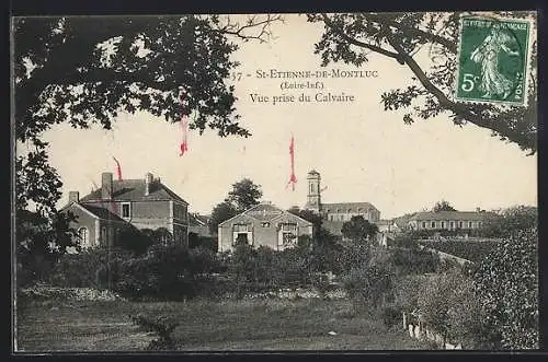 AK St-Étienne-de-Montluc, Vue prise du Calvaire