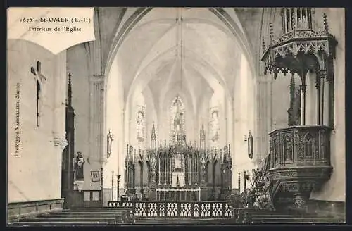 AK Saint-Omer, Intérieur de l`Église