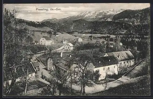 AK Rossleithen /Ob.-Östr., Piessling aus der Vogelschau