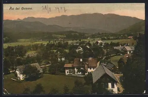 AK Bad Goisern am Hallstättersee, Au aus der Vogelschau