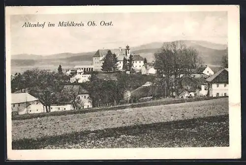 AK Altenhof im Mühlkreis, Blick über die Dächer