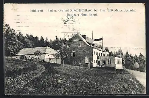 AK Kirchschlag bei Linz, Gasthof Kirchschlag von Hans Rappl