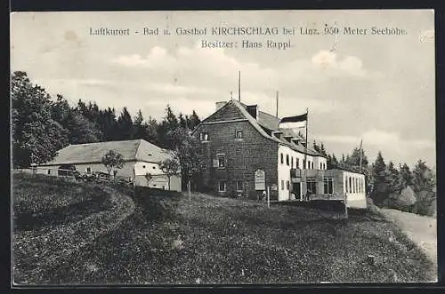 AK Kirchschlag bei Linz, Gasthof Kirchschlag von Hans Rappl