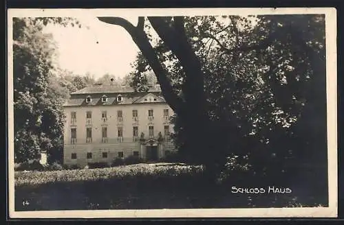 AK Wartberg ob der Aist, Schloss Haus mit Garten