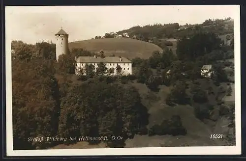 AK Hellmonsödt /O. Oe., Ansicht vom Schloss Wildberg