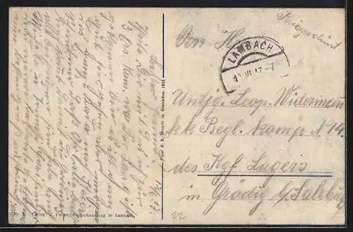 AK Lambach /O.-Oe., Gesamtansicht