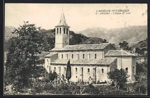 AK Jaujac /Ardèche, L`Eglise