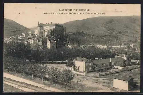 AK Lavoulte-sur-Rhone, Les Ecoles et le Chateau