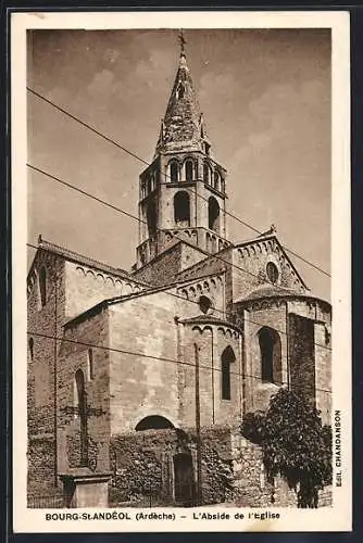 AK Bourg-St-Andéol, L`Abside de l`Eglise