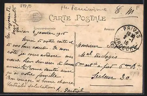 AK Privas, Croix-Rouge Francaise, Association des Dames Francaises