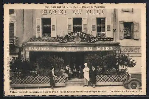 AK Lamastre /Ardêche, L`Hôtel du Midi