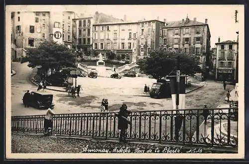 AK Annonay /Ardêche, Place de la Liberté