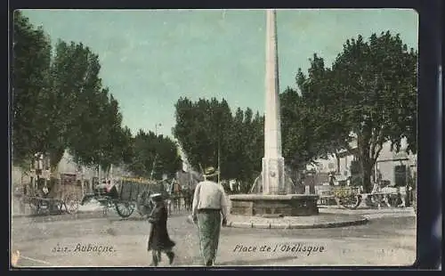 AK Aubagne, Place de l`Obélisque