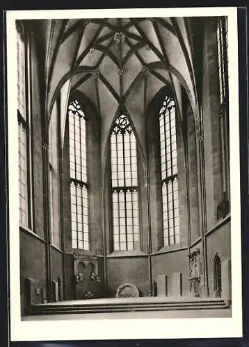 Foto-AK Deutscher Kunstverlag, Nr. 17: Oppenheim, Katharinenkirche, Westchor, Erbaut 1400-1439