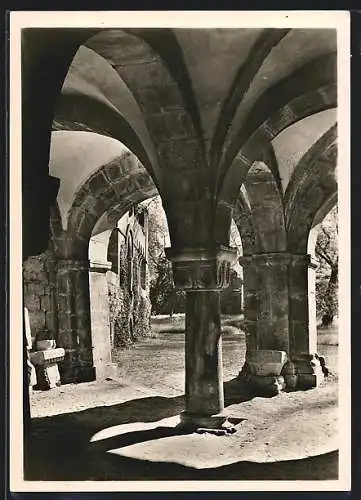 Foto-AK Deutscher Kunstverlag, Nr. 19: Gelnhausen, Kaiserpfalz, Torhalle um 1210