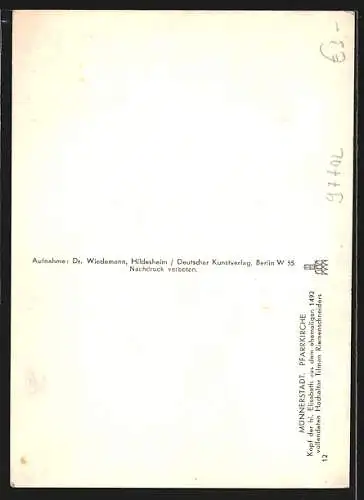 AK Münnerstadt, Pfarrkirche, Hl. Elisabeth