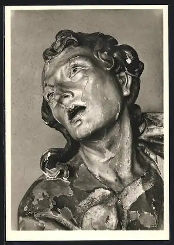 Foto-AK Deutscher Kunstverlag, Nr. 53: Nürnberg, Germanisches Nationalmuseum, Der Evangelist Johannes