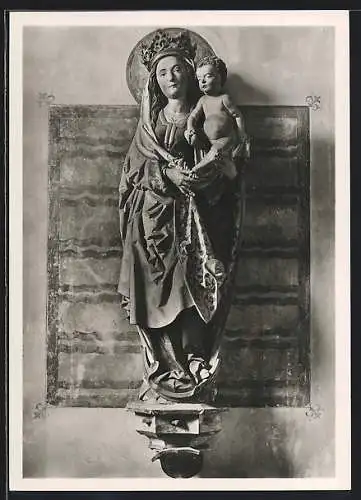 Foto-AK Deutscher Kunstverlag, Nr. 50: Würzburg, Neumünster, Sternmadonna